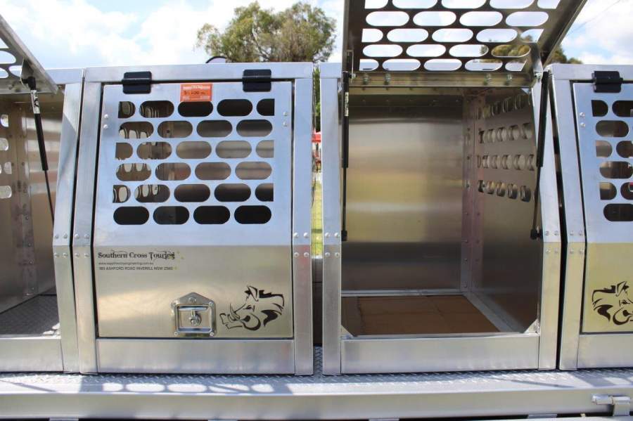Dog Boxes Sapphire City Engineering Custom made Ute Trays. Inverell